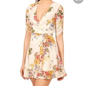 Monica wrap dress by Reformation